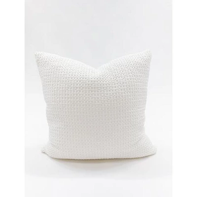 20x20 Down Alternative Cotton Waffle Weave Pillow - Anaya - Image 7