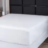 Guardmax Waterproof Fitted Mattress Protector - White