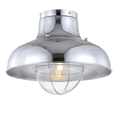 13" LED Metal Semi Flush Mount - Jonathan Y - Image 6