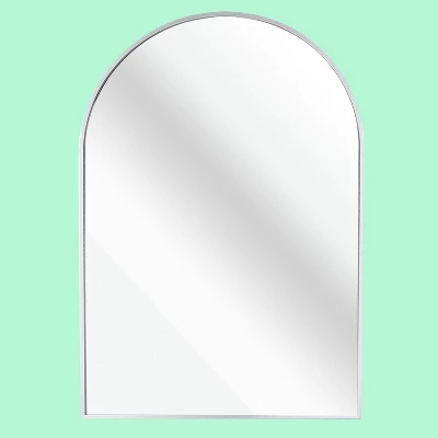 Serio 30"x 20" Arch Top Aluminum Alloy Framed Rectangular Bathroom Mirrors - The Pop Home - Image 10