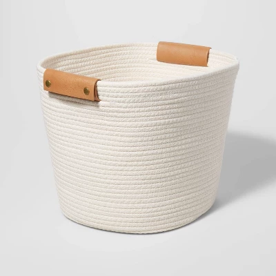 13" Decorative Coiled Rope Basket - Brightroom™ - Image 4