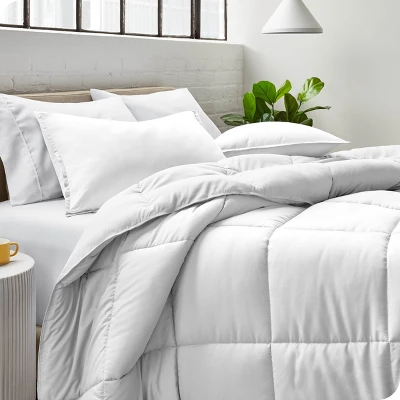 Goose Down Alternative Comforter Duvet Insert By Bare Home - Image 3