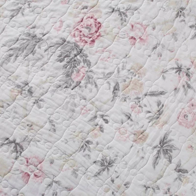 Pink Breezy Floral Quilt Set - Laura Ashley - Image 5