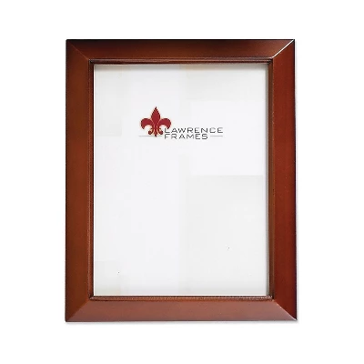 Lawrence Frames Walnut Wood 8x10 Picture Frame - Estero Collection 725280