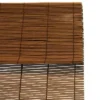 72" X 72" Outdoor Imperial Matchstick Rayon From Bamboo Cord-Free Natural Rollup Blinds Fruitwood - Radiance