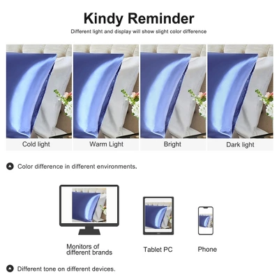 PiccoCasa Body Soft Silky Satin Smooth Beauty For Hair Face Pillowcases 1Pc - Image 4