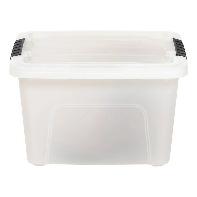 IRIS 8pk Stack And Pull Storage Box Natural