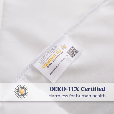 Peace Nest Light & All-season Warmth White Goose Down Comforter Duvet Insert With 360TC Fabric - Image 4