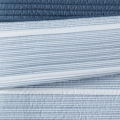 Niari Yarn Dye Stripe Quilt Set - Brooklyn Loom - Image 4