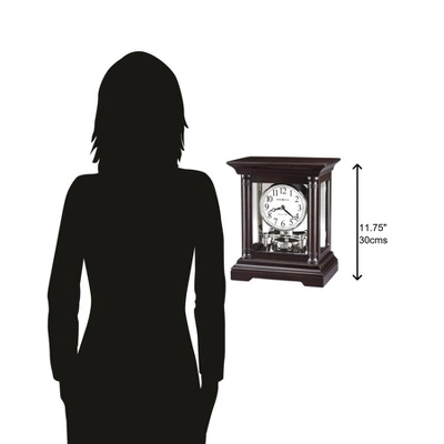 Howard Miller 635198 Howard Miller Cassidy Mantel Clock 635198 Black Coffee - Image 2