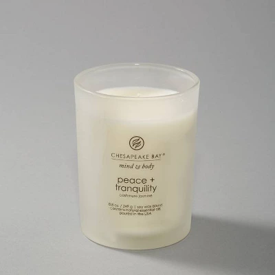 Glass Jar Candle Cashmere Jasmine - Chesapeake Bay Candle