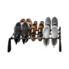 Organize It All 9 Pair Shoe Rack Basic Collection