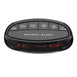 1.4" LED Display Alarm Clock With 2 USB Charging Ports/Digital Radio - Westclox