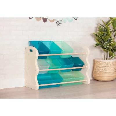 Totes Tidy Storage Bin Organizer Soft Sky - B. Spaces - Image 2