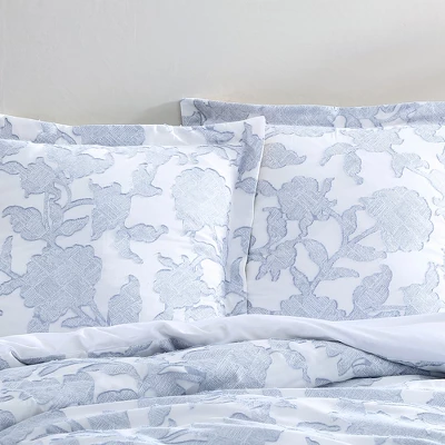 Sloan Floral Jacquard Euro Sham - Villa Lugano By Levtex Home