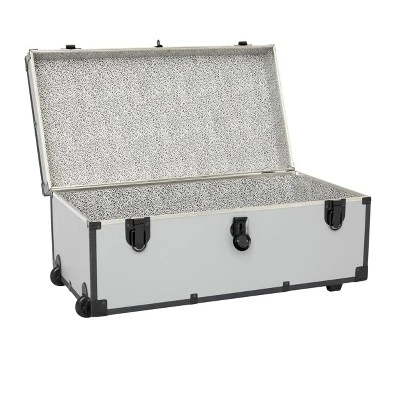 Seward Trunk 30" Paper Line Wheels Black And Alloy