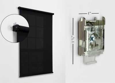 Linen Avenue Cordless 5% Solar Screen Standard Roller Shade, Black, Charcoal, And Gray - Image 4