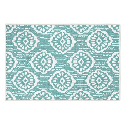 Sussexhome Flower Collection Cotton Heavy Duty Low Pile Area Rug , 2' X 3' - Image 11