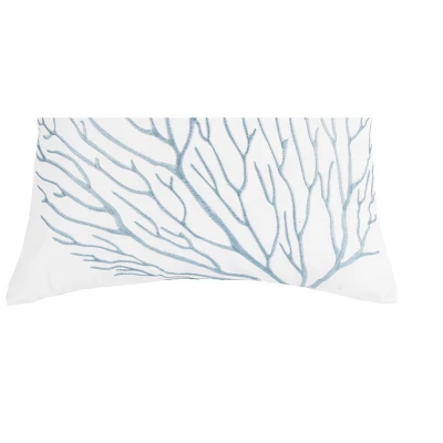 C&F Home Coral Embroidered Throw Pillow - Image 4