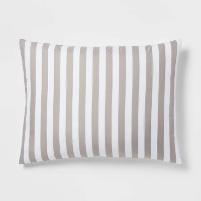 Stripe Microfiber Reversible Comforter & Sheet Set Gray - Room Essentials™ - Image 7