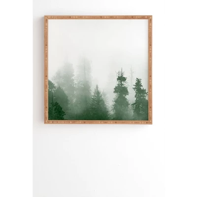 Nature Magick Forest Adventure Bamboo Framed Wall Art Green - Deny Designs - Image 4