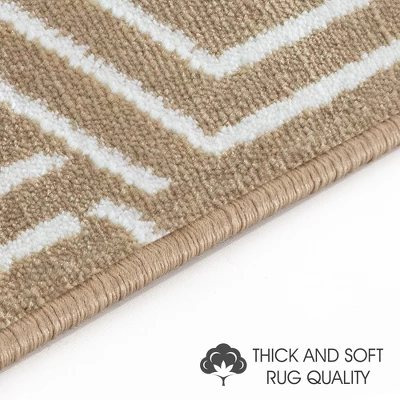 Sussexhome Modern Collection Non-Slip Carpet Stair Treads For Wooden Steps, 9" X 28" - Image 3