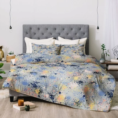 Ninola Design Ink Dust Texture Comforter & Sham Set - Deny Designs