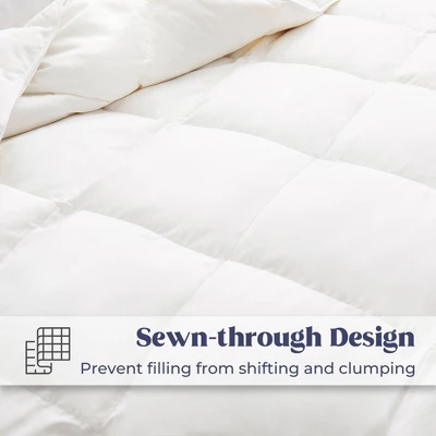 Peace Nest Light & All-season Warmth White Goose Down Comforter Duvet Insert With 360TC Fabric - Image 5
