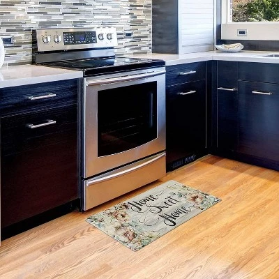 39" X 20" PVC Home Sweet Home Anti-Fatigue Kitchen Floor Mat - J&V Textiles - Image 3