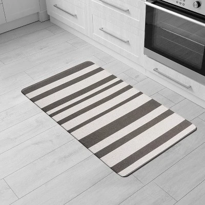 World Rug Gallery Contemporary Striped Anti-Fatigue Standing Mat - Image 4