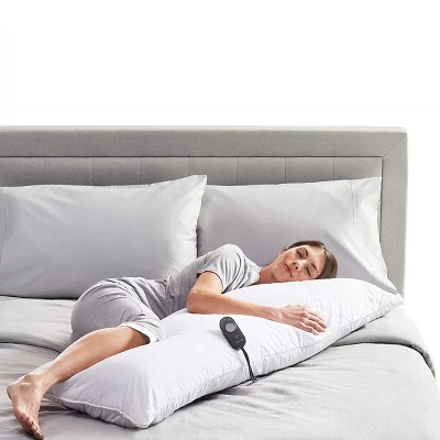 Sunbeam 54 Inch Heated Body Pillow With Temperature Controller - Image 2