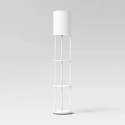 Shelf Floor Lamp White - Room Essentials™ - Image 4