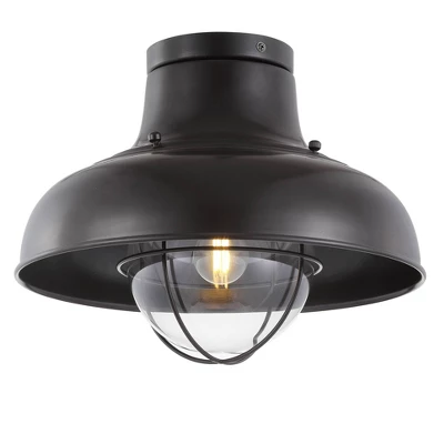 13" LED Metal Semi Flush Mount - Jonathan Y - Image 5