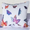 Mariposa Microfiber Pillow Sham Standard 20" X 26" Multicolor By Barefoot Bungalow