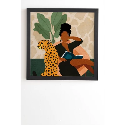 Domonique Brown Stay Home No. 1 Framed Wall Art Black - Deny Designs - Image 5