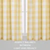 Trinity Buffalo Plaid Gingham Rod Pocket Half Window Cafe Curtains Kitchen Bathroom Window