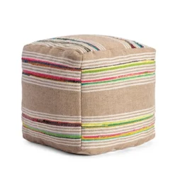 Soulard Pouf Beige - Anji Mountain