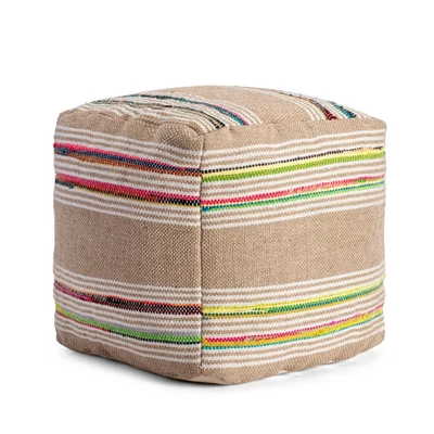 Soulard Pouf Beige - Anji Mountain