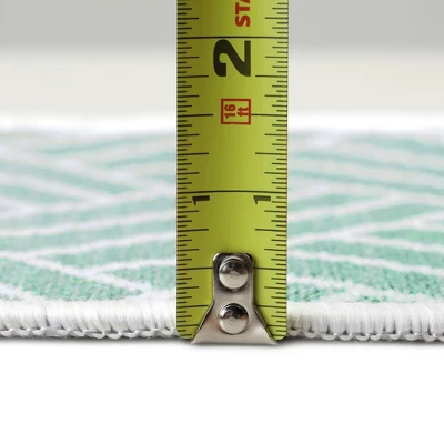 Sussexhome Sea Collection Cotton Heavy Duty Low Pile Area Rug , 2' X 3', Sea Blue - Image 6