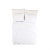 Full/Queen 4pc Ruffled Scallop Comforter Set White - Jessica Simpson