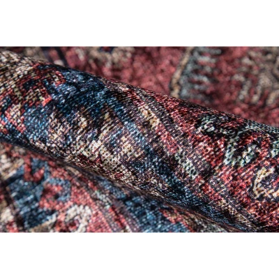 Karachi Rezi Rug Burgundy - Momeni - Image 3