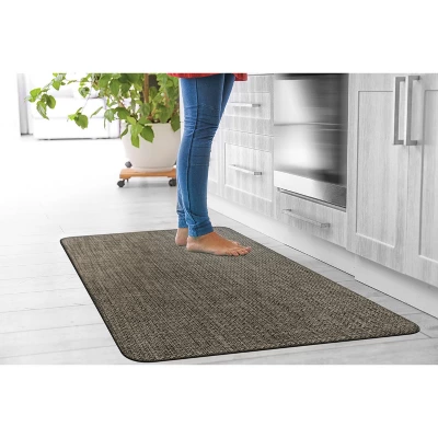 World Rug Gallery Textured Beige Anti-fatigue Mat - Image 10