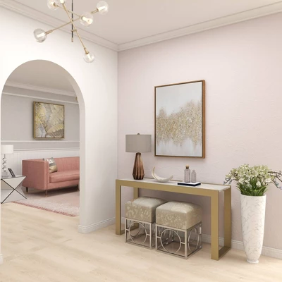 Glam Metal Abstract Framed Wall Art With Gold Frame Gold - CosmoLiving By Cosmopolitan - Image 9