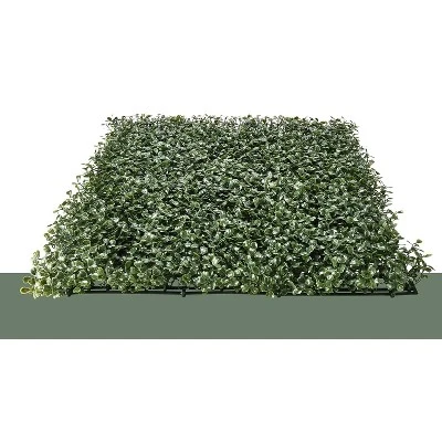 Flybold Artificial Grass Wall Panels For Garden Decor, 20" X 20" - Pack Of 24 - Image 2
