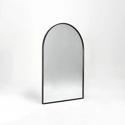 Serio 30"x 20" Arch Top Aluminum Alloy Framed Rectangular Bathroom Mirrors - The Pop Home