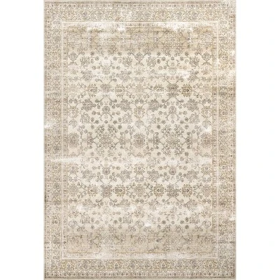 NuLOOM Deadra Vintage Floral Machine Washable Area Rug - Image 11