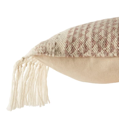 Haskell Indoor/Outdoor Geometric Poly Filled Throw Pillow - Jaipur Living - Image 2