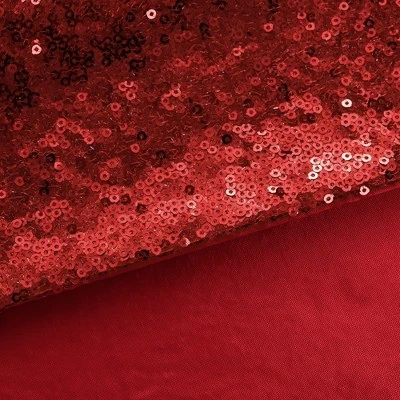 PiccoCasa Sequin Throw Pillow Covers Glitzy Shiny Sparkling Satin Solid Square Pillowcase 4 Pcs - Image 2