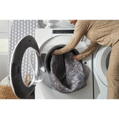 Nicole Curtis Machine Washable Distressed Southwestern Indoor Rug - Image 9