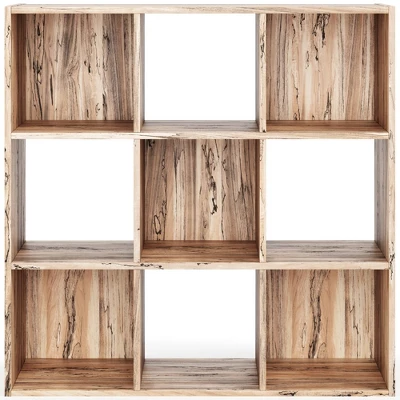 35.43" Piperton 9 Cube Organizer Natural - Signature Design By Ashley - Image 10